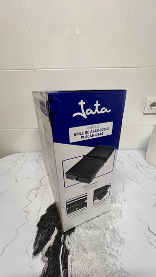 ¡NUEVA! Plancha Asar Jata Doble Placas Lisas 2000W