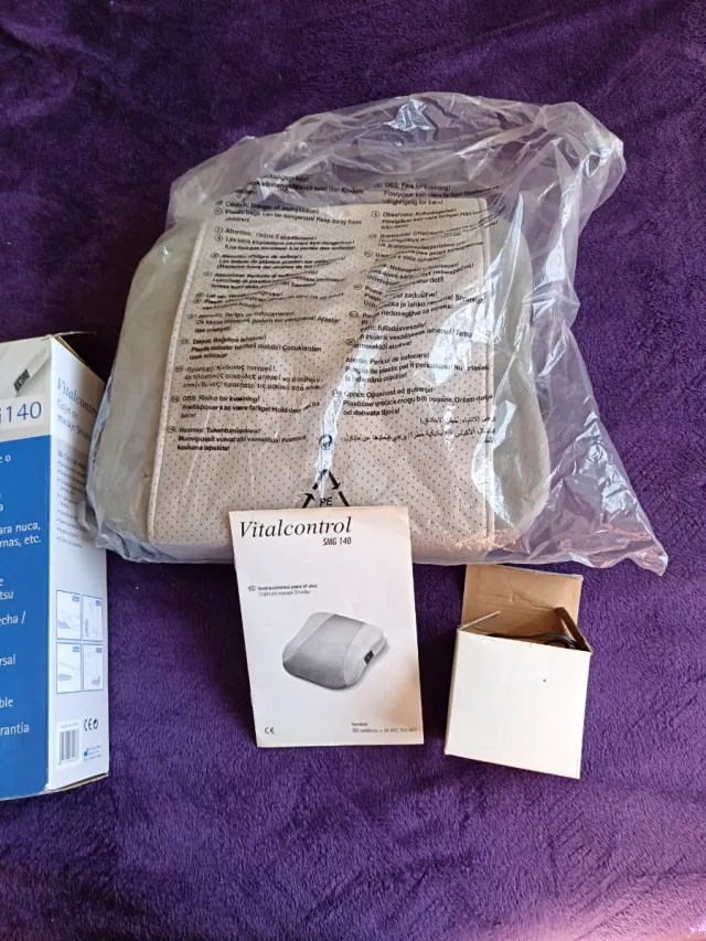 Cojín Masaje Shiatsu Vitalcontrol SMG140