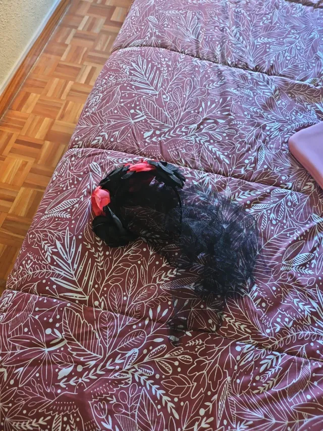 Diadema Catrina Velo Halloween