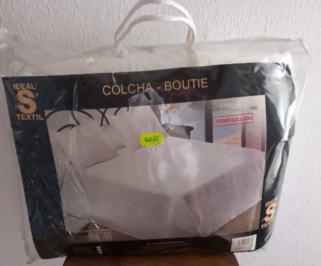 Colcha bouti blanca 7357