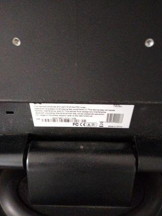 Pantalla de ordenador negra