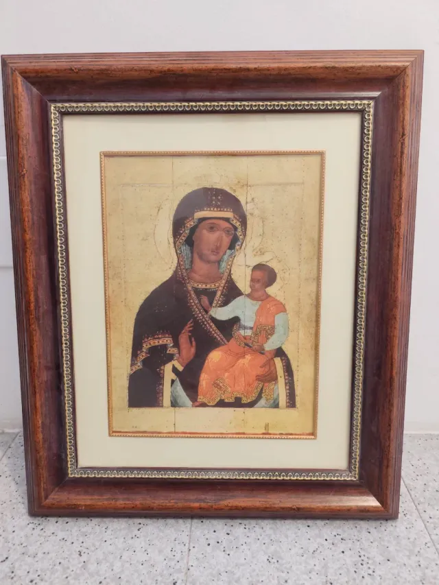 Cuadro Religioso Virgen y Niño