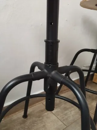 2 Taburetes KULLABERG IKEA Madera y Metal