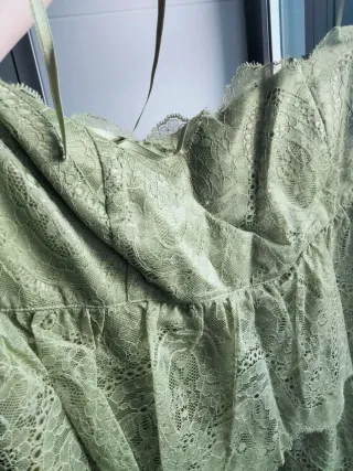 Vestido fiesta Tintoreto verde