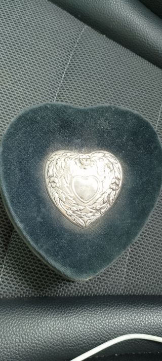 Portagioie a forma di cuore in argento