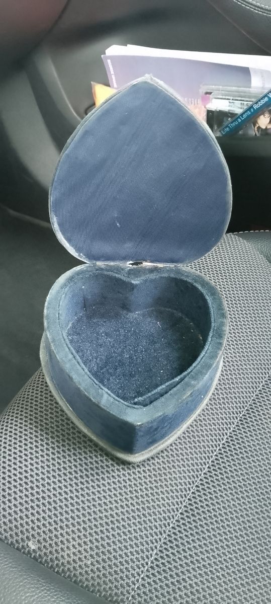 Portagioie a forma di cuore in argento
