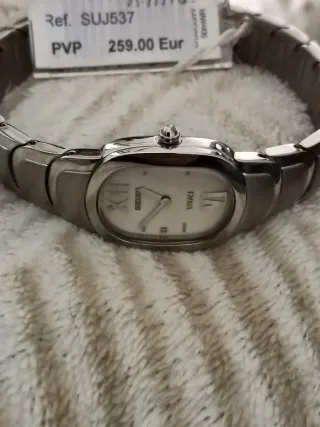 Reloj Seiko Vivace Mujer Plata y Blanco