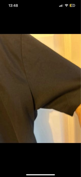 T-shirt nera Twin Set con stampa rosa