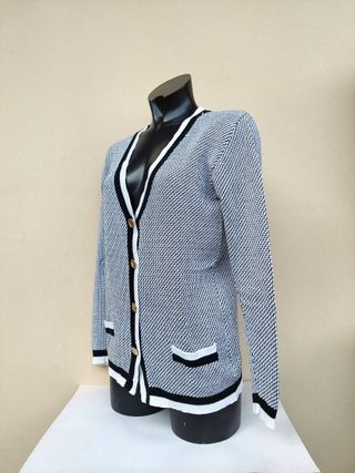 Maglione cardigan vintage taglia S o M colore nero