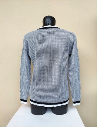 Maglione cardigan vintage taglia S o M colore nero