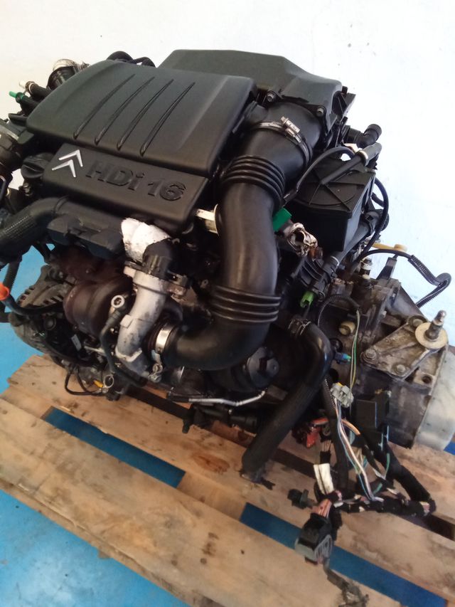 Motor PSA 1.6 HDI 16V 9HX Completo
