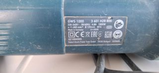 Radial Bosch GWS 1000 - 125