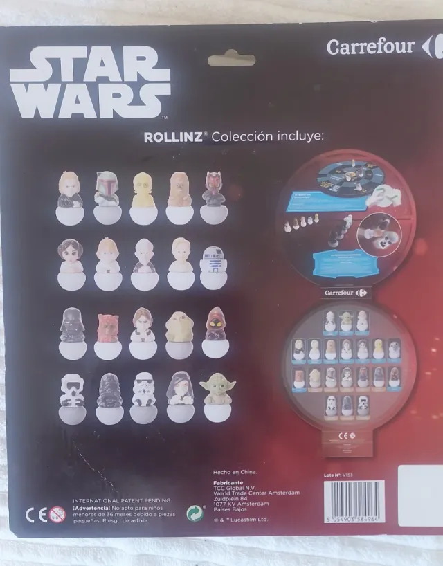 Caja Colección Star Wars Rollinz