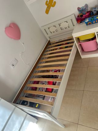 Cama infantil blanca ikea