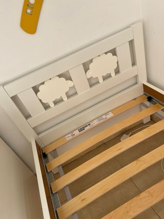 Cama infantil blanca ikea
