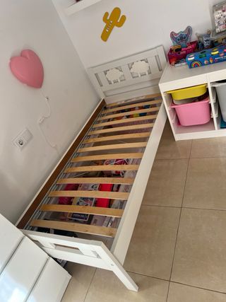 Cama infantil blanca ikea