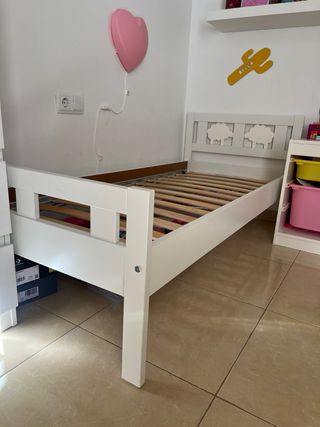 Cama infantil blanca ikea
