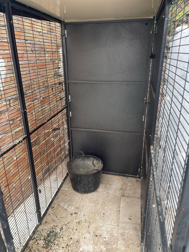 Jaula exterior 2 aguas