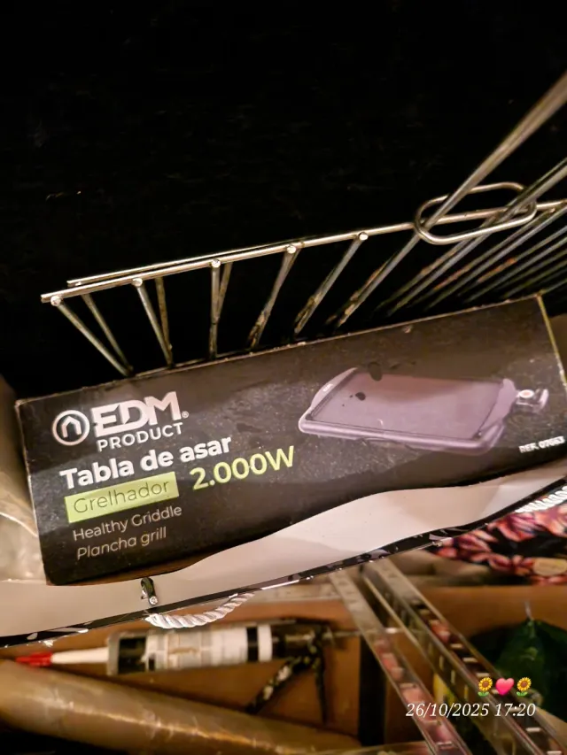 Plancha de asar EDM 2000W