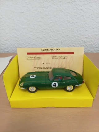 Coche Scalextric Jaguar-E Tyco Edición Limitada