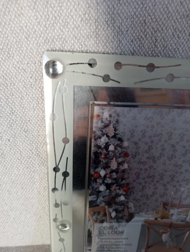 Marco de fotos decorado