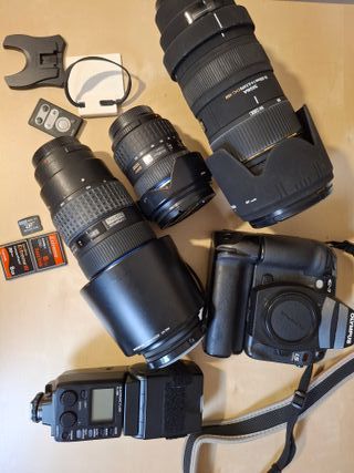Equipo Fotografía Olympus E-3 + Accesorios