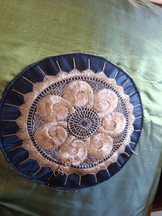 Set 2 Cuscini Etnici Verdi