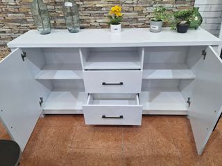 Aparador Blanco 160x40cm