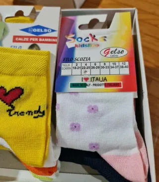 9 paia calze bimbo taglia 22/25 Gelso