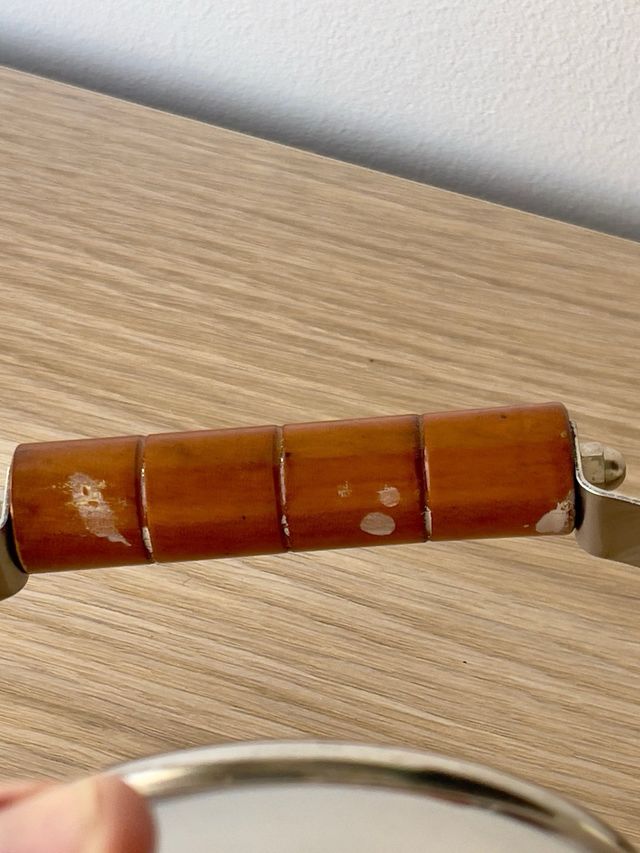 Pava Hervidor Mate Acero Inoxidable Madera