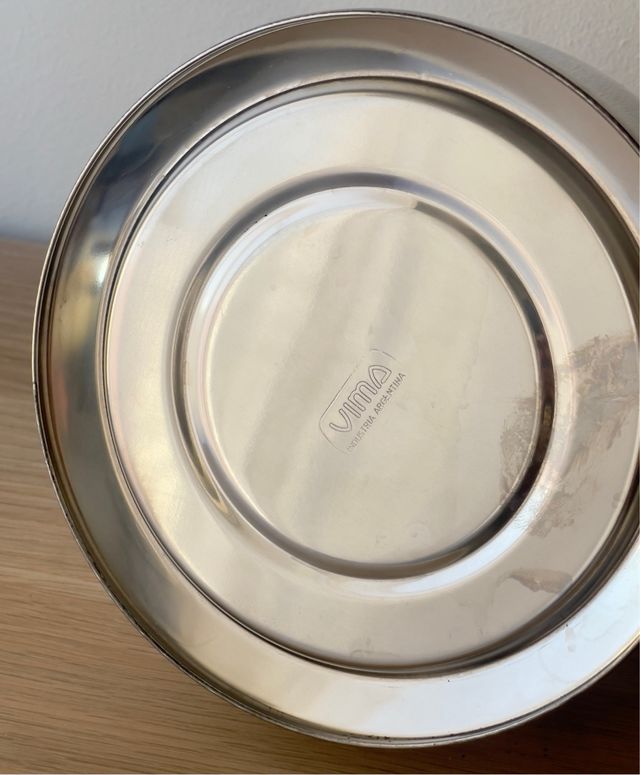 Pava Hervidor Mate Acero Inoxidable Madera