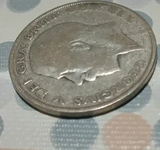 Moneda plata Rey Jorge V