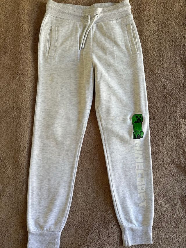 Conjunto Minecraft Creeper Gris