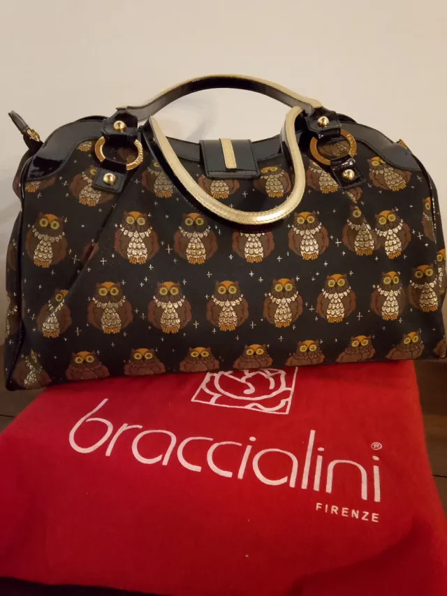 Borsa Braccialini Gufi
