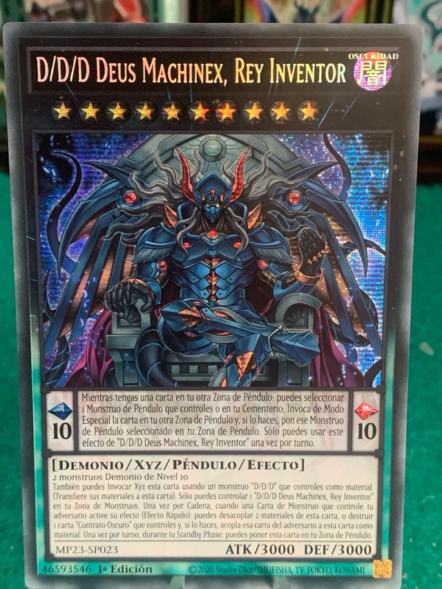 3x D/D/D Deus Machinex, Rey Inventor Yu-Gi-Oh!