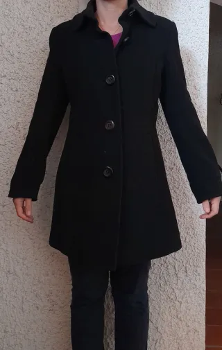 Cappotto donna nero