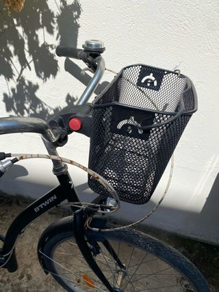 Bicicleta Paseo Decathlon Negra