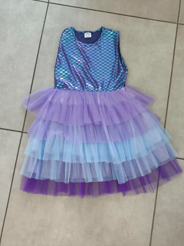 Vestito bimba sirenetta