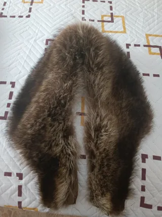 Abrigo de piel auténtica