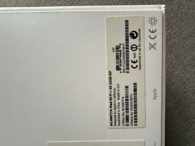 iPad di prima generazione da 32 GB nero
