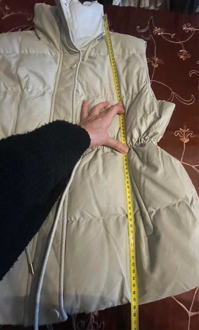 Gilet Smanicato Poliuretano Beige/Grigio