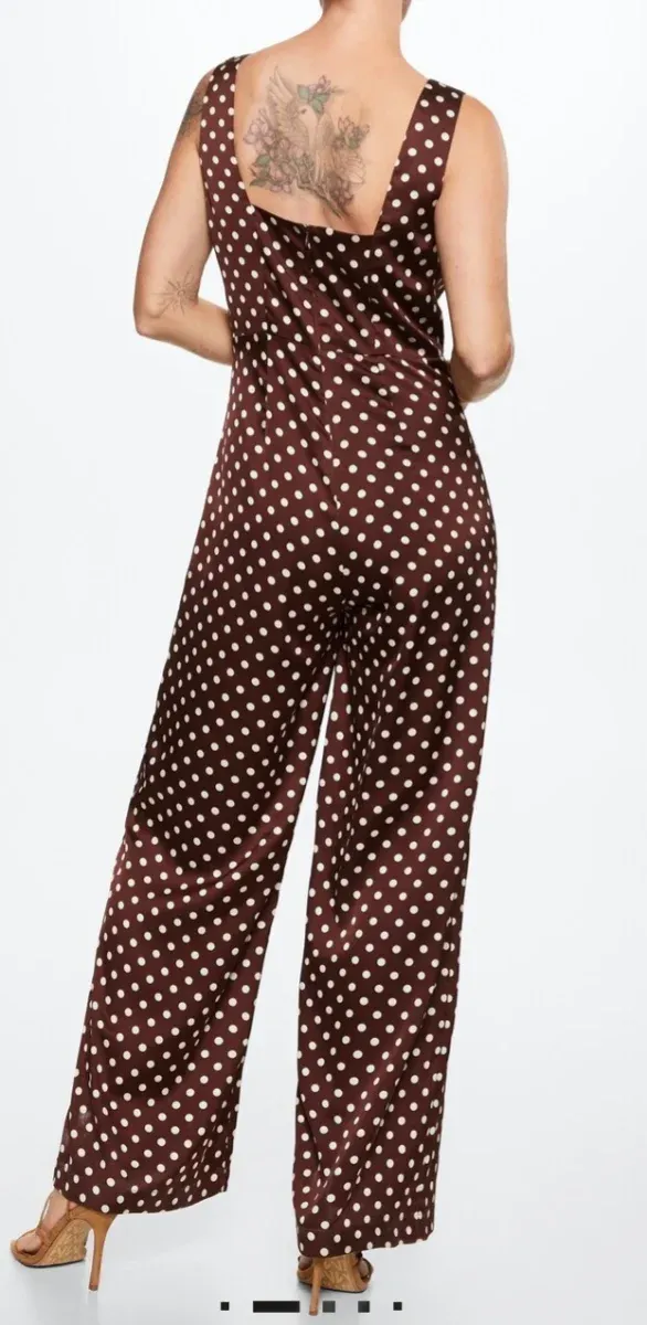 Mono Mango lunares marrón