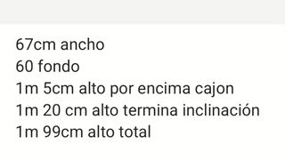 Mueble Indesit naranja metálico