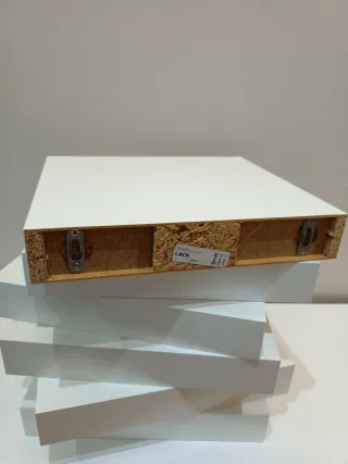 Estanterías de pared blancas Ikea