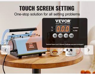 Prensa Térmica VEVOR para Tazas