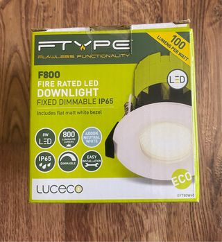 Foco LED F800 Luceco 8W IP65 Dimmable