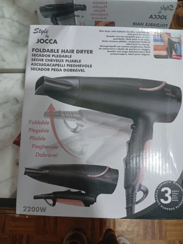 Secador de pelo Jocca plegable 2200W