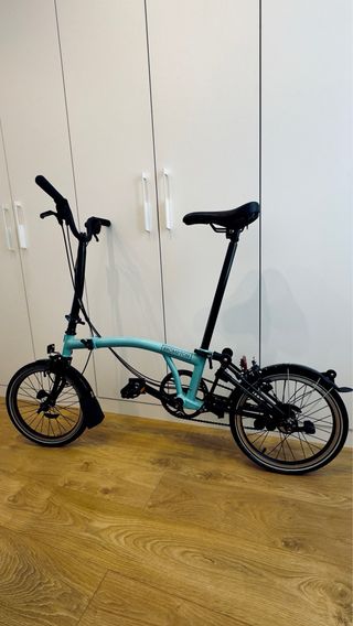 Bicicleta Brompton Black Edition Azul