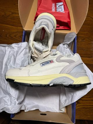 Autry Hyperway Sneakers Donna Bianco Grigio