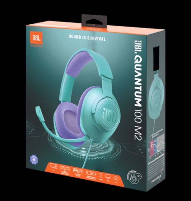 Auriculares JBL Quantum 100 M2 Verde/Morado